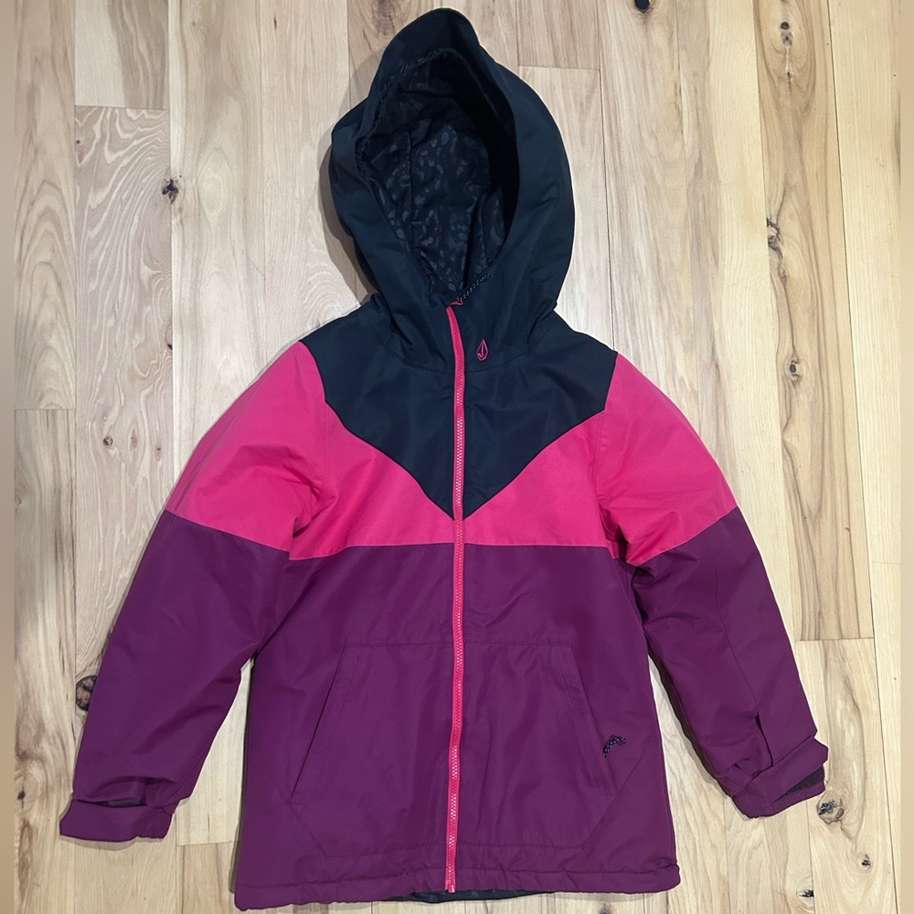 Volcom Girls Insulated Snowboard Jacket Size Large L